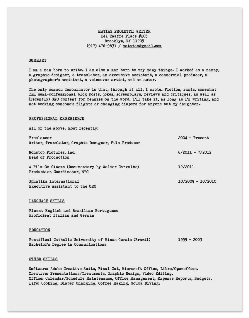 English russian medical translator resume